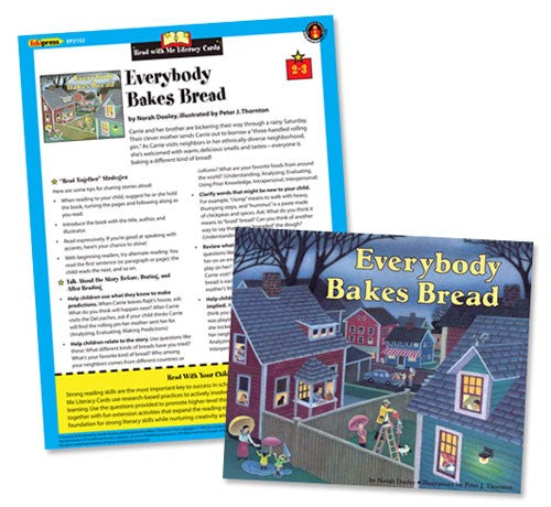 Everybody Bakes Bread Book and Card Set