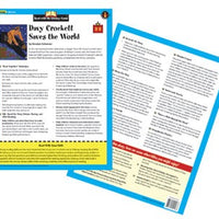Davy Crockett Saves the World Literacy Card