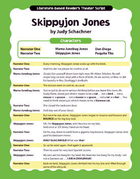Skippyjon Jones Readers Theater Scripts