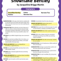 Literature-Based Reader's Theater Scripts Snowflake Bentley