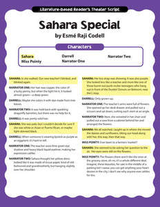 Literature-Based Reader's Theater Scripts Sahara Special