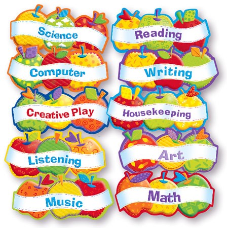Patchwork Apples Center Signs