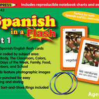 Spanish in a Flash Card Set 1
