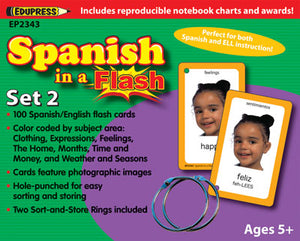 Spanish in a Flash Card Set 2