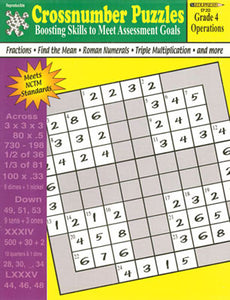 Crossnumber Puzzles - Operations Grade 4