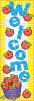 Patchwork Apples Welcome Classroom Banner