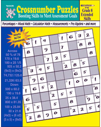 Crossnumber Puzzles - Extended Skills Grade 8
