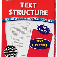 Text Structure Reading Comprehension Practice Cards Level 3.5-5.0