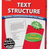 Text Structure Reading Comprehension Practice Cards Level 5.0-6.5