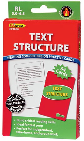Text Structure Reading Comprehension Practice Cards Level 5.0-6.5