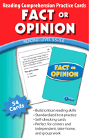 Fact or Opinion Practice Cards Blue Level (3.5-5.0)