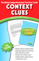 Context Clues Practice Cards Red Level (2.0-3.5)