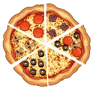 Pizza Slices Bulletin Board Accents