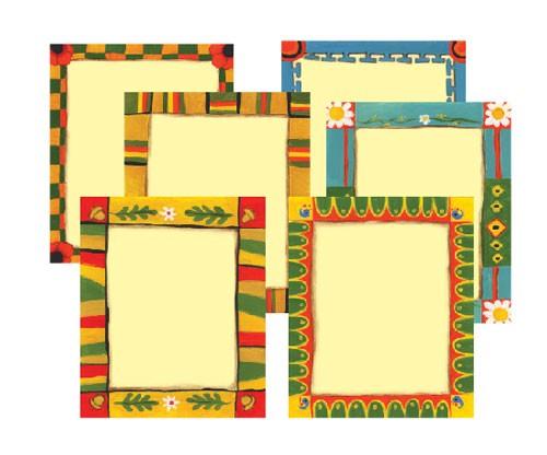 Multicultural Frames Bulletin Board Accents