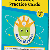 Brain Blasters Science Practice Cards Grade 2