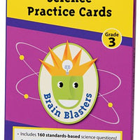 Brain Blasters Science Practice Cards Grade 3