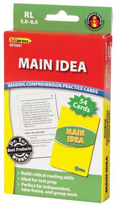 Main Idea Reading Comprehension Practice Cards 5.0-6.5