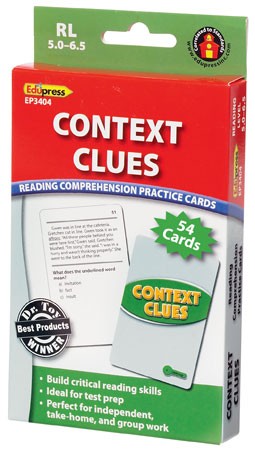 Context Clues Reading Comprehension Practice Cards 5.0-6.5