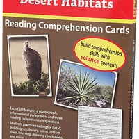 Desert Habitats Reading Comprehension Science Cards