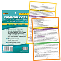 Common Core State Standards Quick Flip Reference Grade 5