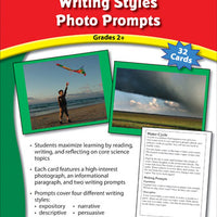 Earth Science Writing Styles Photo Prompts Grades 2+