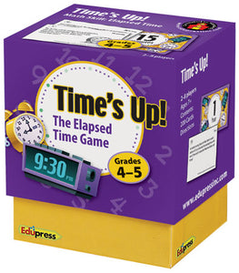 Time's Up! Elapsed Time Game Grades 4-5