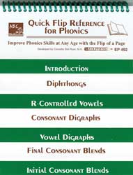 Quick Flip Reference for Phonics Flip Chart Set of 12