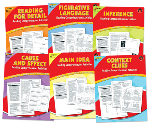 Reading Comprehension Red Level Activity Book Set