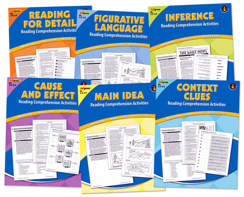 Reading Comprehension Blue Level Activity Book Set