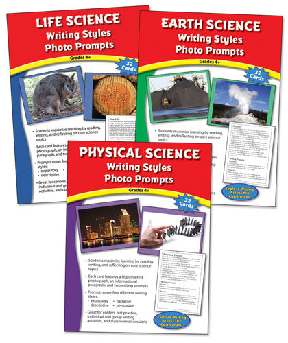 Science Writing Styles Photos Grades 4+ Set