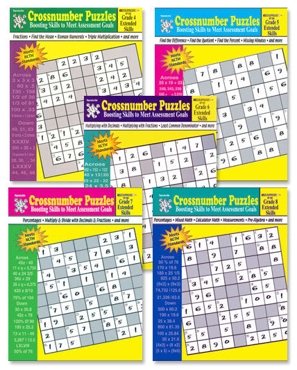 Crossnumber Puzzles: Extended Skills Set