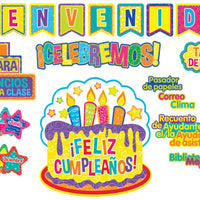 Welcome / Celebrate - Spanish Bulletin Board Set