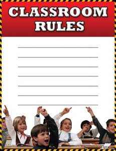 Classroom Rules Chart Laminated