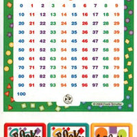 Counting to 100 Math Study Stickers