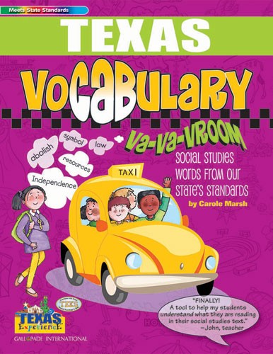 Texas Vocabulary: Va-Va-Vroom! Teacher Edition Book