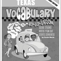 Texas Vocabulary: Va-Va-Vroom! Student Practice Workbook Set