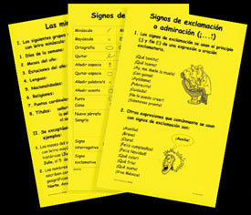 SPANISH LANGUAGE ARTS CHARTS SET