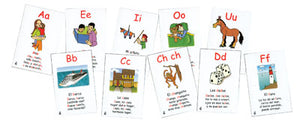 Spanish Alphabet Rhymes Chart Set