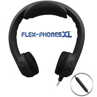 Flex-PhonesXL™ Black Headphones