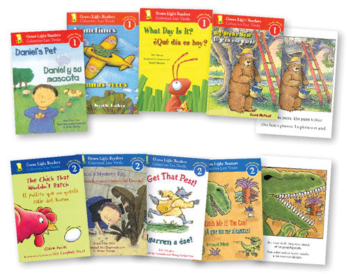 Bilingual Green Light Readers Levels 1 & 2 Bundle | National