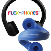 Flex-Phones Indestructible Foam Headphones - Black
