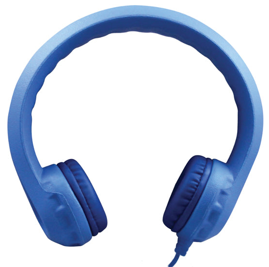 Flex-Phones Indestructible Foam Headphones - Blue