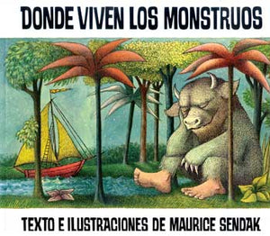 Where the Wild Things Are Spanish Paperback Book