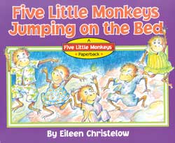 Five Little Monkeys Jumping on the Bed English Paperback