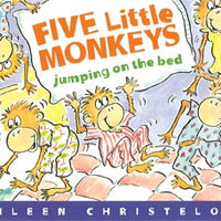Five Little Monkeys Jumping on the Bed Book & CD