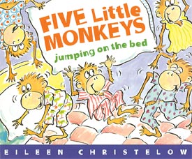 Five Little Monkeys Jumping on the Bed Book & CD