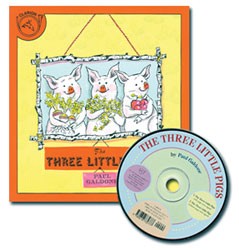 Three Little Pigs Book & CD Read-along