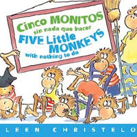Five Little Monkeys with Nothing to Do Bilingual B