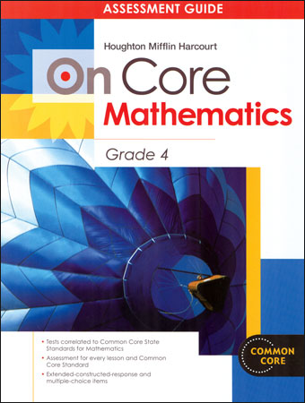 On Core Math Grade 4 Assessment Guide