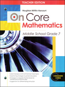 On Core Mathematics Grade 7 Teacher Edition